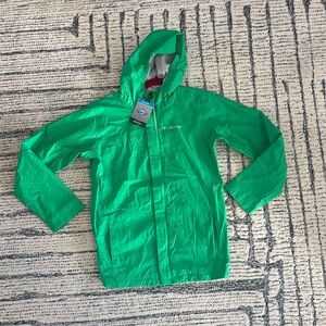 Columbia Kids Bright Green Raincoat